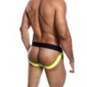 Taille L  -  Jockstrap NEON MaleBasics Noir-Jaune