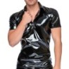Taille M  -  Chemise VINYL POLO Noire