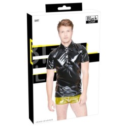 Taille XL  -  Chemise VINYL POLO Noire