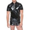 Taille XXL  -  Chemise VINYL POLO Noire