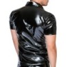 Taille L  -  Chemise VINYL POLO Noire