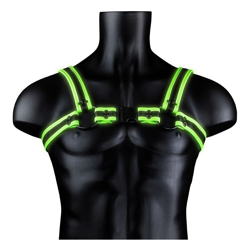 Harnais phosphorescent Glow Strike Noir