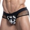 Taille S  -  Jockstrap Mixed Camouflage Noir-Blanc