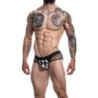 Taille L  -  Jockstrap Mixed Camouflage Noir-Blanc