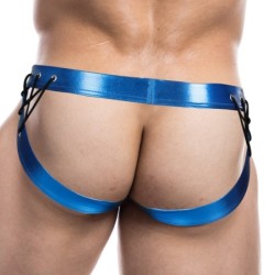 Taille XL  -  Jockstrap Desire Noir-Bleu