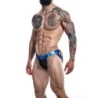 Taille XL  -  Jockstrap Desire Noir-Bleu