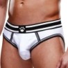 Taille L  -  Bottomless OPEN BRIEF Prowler Blanc-Noir
