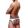 Taille XXL  -  Bottomless OPEN BRIEF Prowler Blanc-Noir