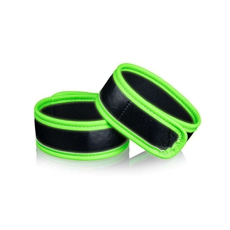 Brassards phosphorescents Glow Biceps Noirs