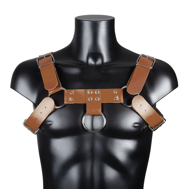 Harnais simili Harnis Marron