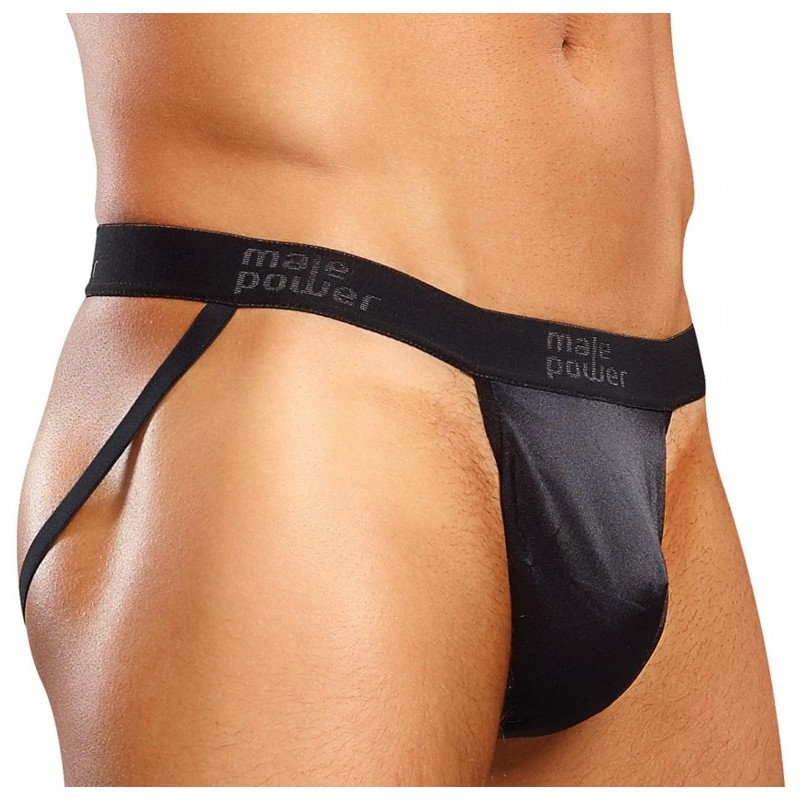 Taille L/XL  -  Jockstrap Satin Up Noir