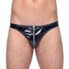 Taille M  -  Slip Vinyl Helix Noir