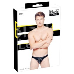 Taille XL  -  Slip Vinyl Helix Noir