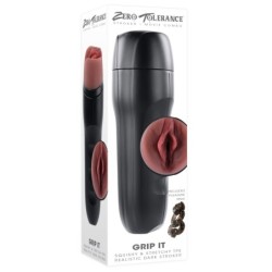 Masturbateur Grip It Vulve Marron