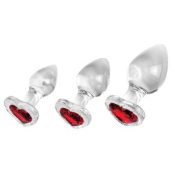 Lot de 3 Plugs Bijou en...