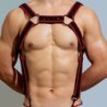 Harnais en néoprène Neo Chest Noir-Rouge