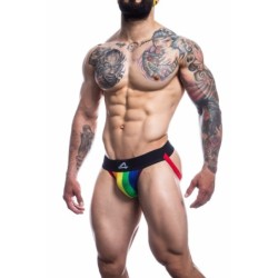 Taille L  -  Jockstrap Stripe Rainbow