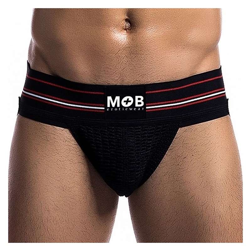 Taille L  -  Jockstrap Ceinture large Wide Noir