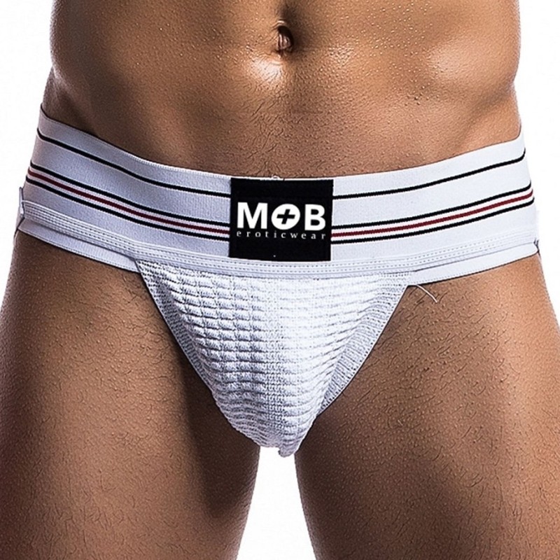 Taille S  -  Jockstrap Fetish Classic Blanc