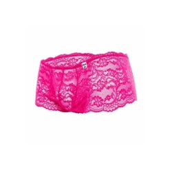 Taille L/XL - Boxer Dentelle LUCIO Rose