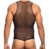 Taille S/M  -  Body String Tulle Leandro Noir