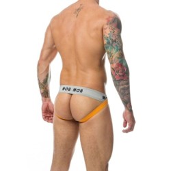 Taille S  -  Jockstrap Mob Classic Noir-Orange