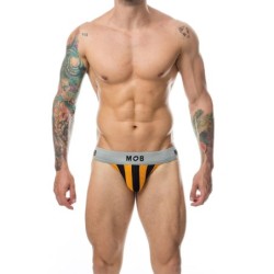 Taille M  -  Jockstrap Mob Classic Noir-Orange