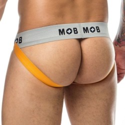 Taille L  -  Jockstrap Mob Classic Noir-Orange