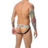 Taille S  -  Jockstrap Mob Classic Blanc-Noir
