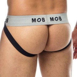 Taille L  -  Jockstrap Mob Classic Blanc-Noir