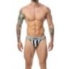 Taille XL  -  Jockstrap Mob Classic Blanc-Noir