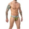Taille S  -  Jockstrap Mob Classic Noir-Jaune