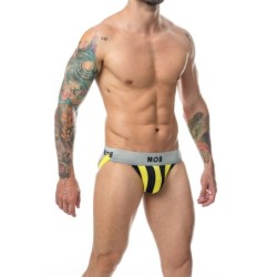 Taille M  -  Jockstrap Mob Classic Noir-Jaune
