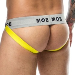 Taille XL  -  Jockstrap Mob Classic Noir-Jaune