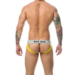 Taille 2XL  -  Jockstrap Mob Classic Noir-Jaune