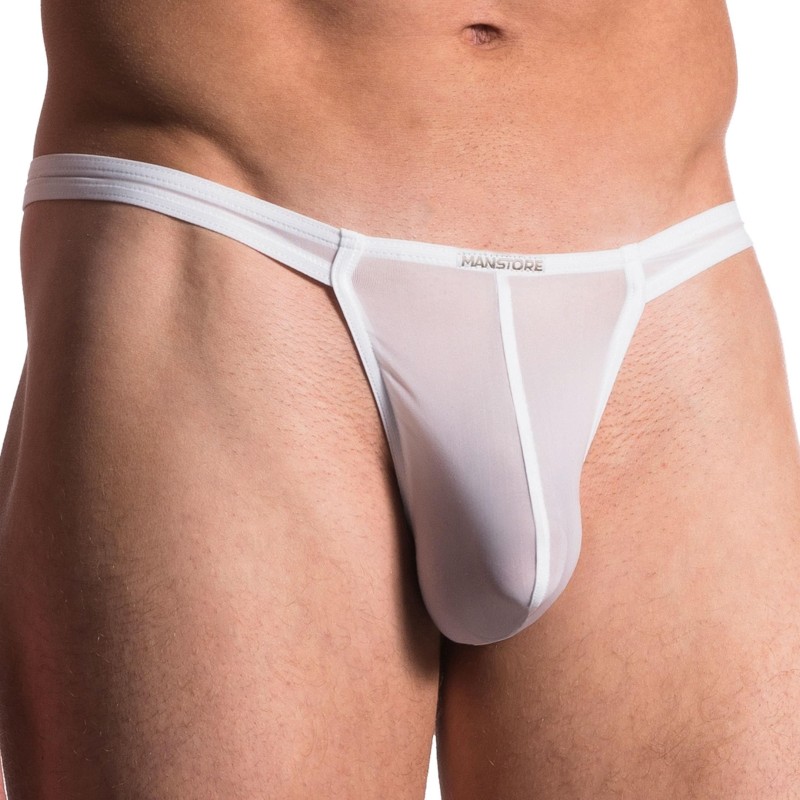 Taille S  -  String Bungee M101 Blanc
