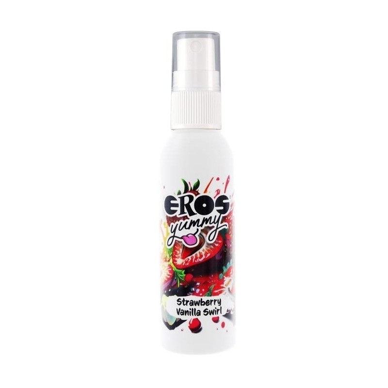 Spray Corporel à Lécher Yummy Fraise Vanille 50 ml