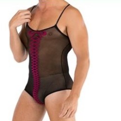 Body et Bas imprimés VITTORIA - Noirs