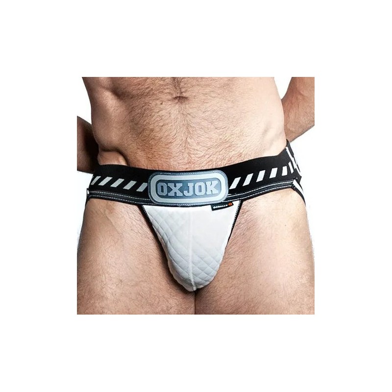 Taille L  -  Jockstrap Oxjok Packer Blanc