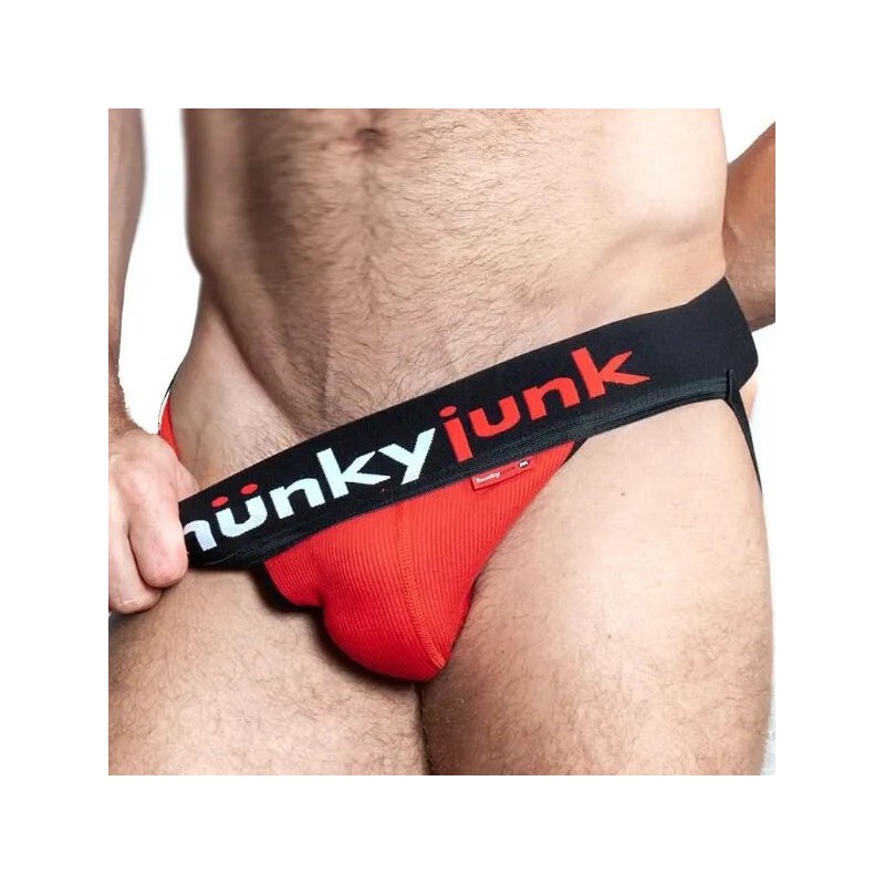 Taille L  -  Jockstrap Oxjok Hunker Rouge