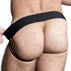 Taille L  -  Jockstrap Oxjok Airmesh Noir