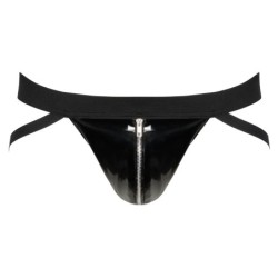 Taille M  -  Jockstrap VINYL STRAP Noir