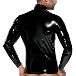 Taille M  -  T-shirt sexy Vinyl Up Noir