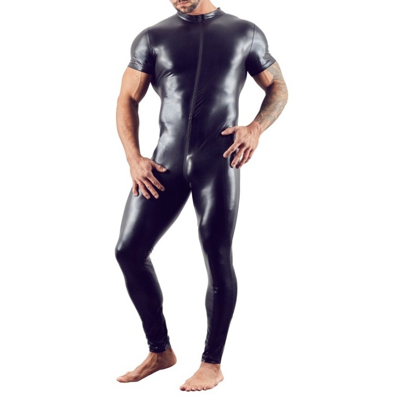 Taille XXL  -  Combinaison avec Zip HADES Noire