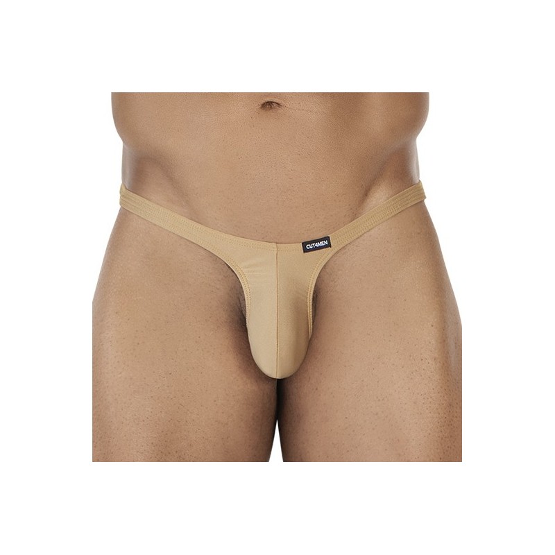 Taille M  -  String Micro Thong Beige