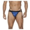 Taille L/XL  -  Jockstrap Snap Noir-Bleu