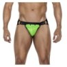 Taille S/M  -  Jockstrap Snap Noir-Vert