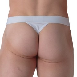 Taille L  -  G-String Sexy Fun Woh Blanc