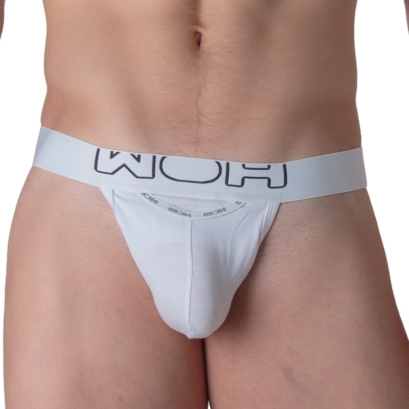 Taille XL  -  G-String Sexy Fun Woh Blanc