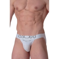 Taille L  -  Jockstrap Sexy Fun Woh Blanc